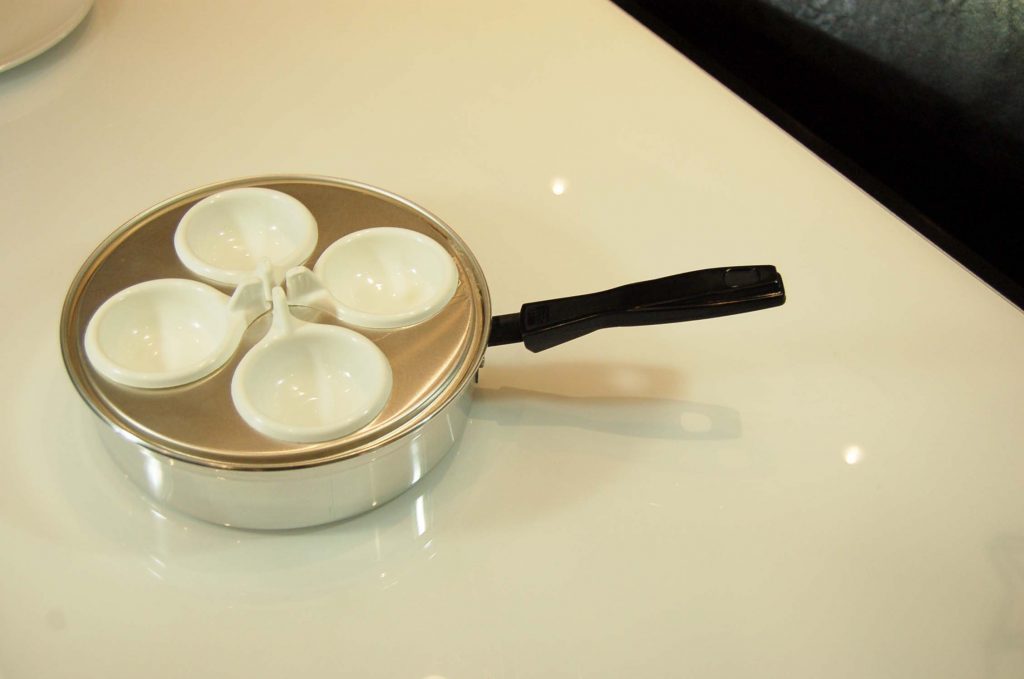 EGG POACHER ALUMINIUM – 4 CUP (Note: Please specify order code for correct sizes when placing order)