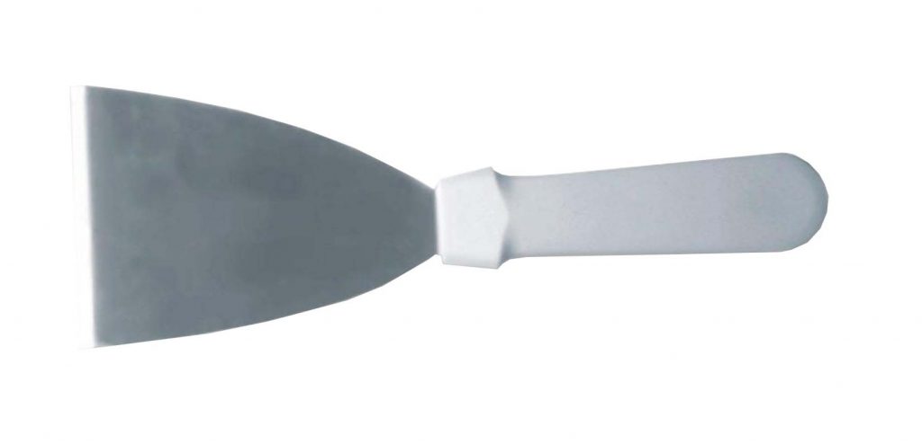 GRIDDLE SCRAPER PLASTIC HANDLE – 100mm