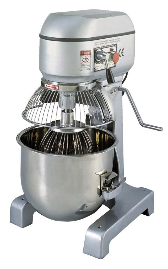 FLOOR STANDING PLANETARY MIXER -40 Lt- NO HUB – WITH SAFETY GRID