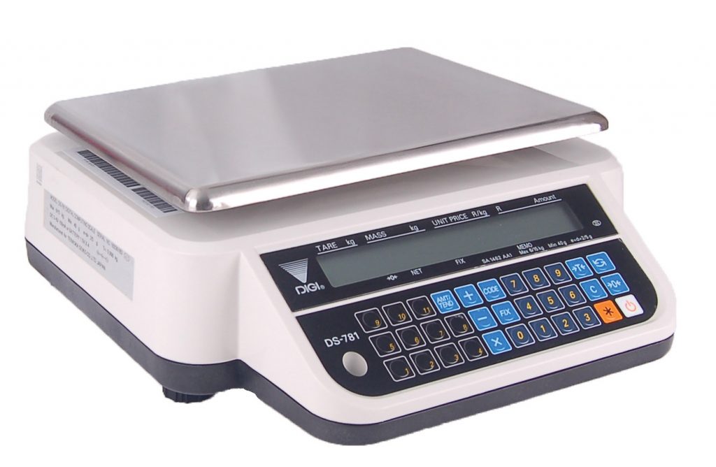 RETAIL SCALE ELECTRONIC – 6/15 kg (2/5gr) – DELUXE (Note: Please specify order code for correct sizes when placing order)