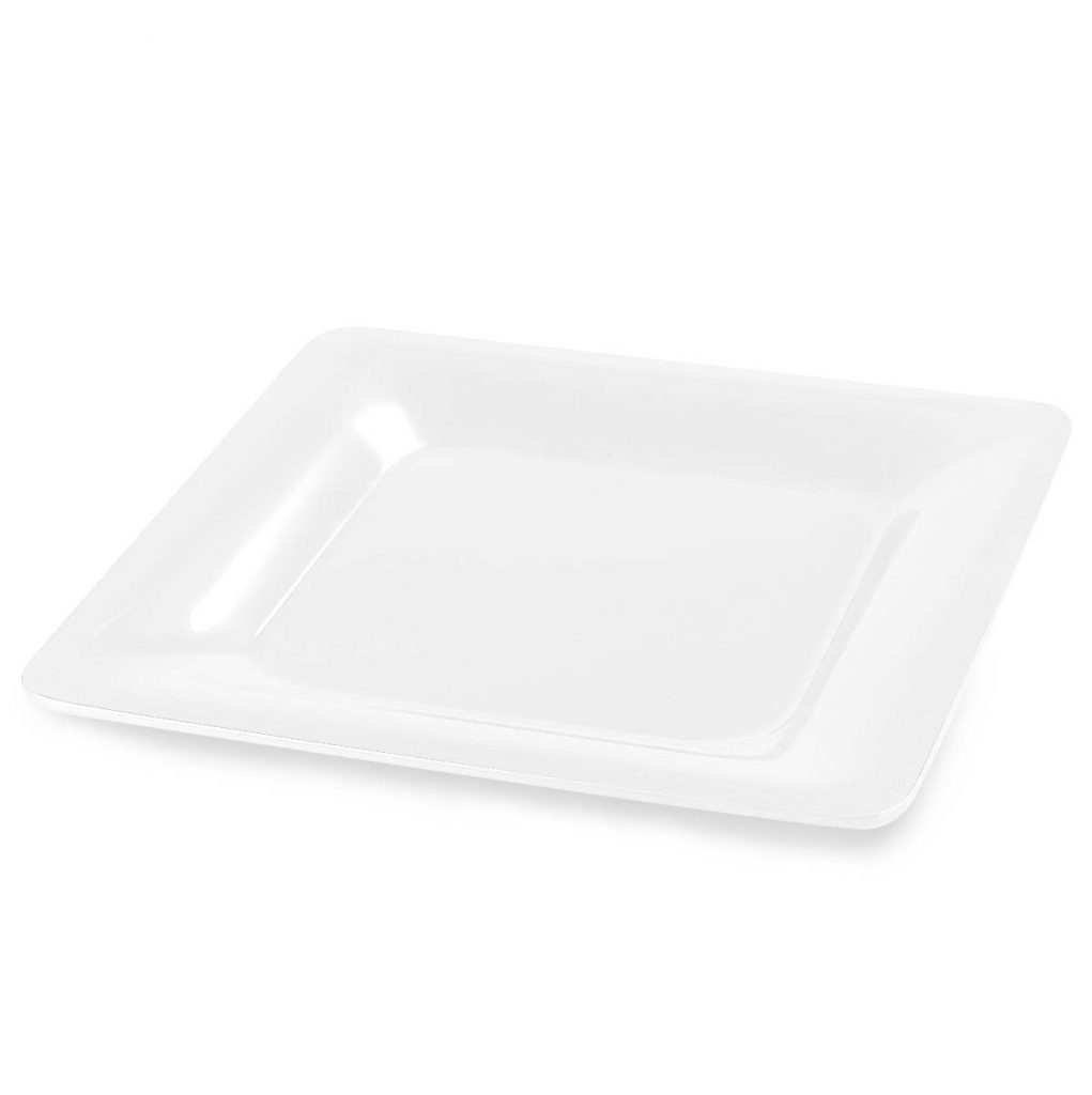 BUFFET PLATTER SQUARE PLATE- 305 x 305mm-WHITE