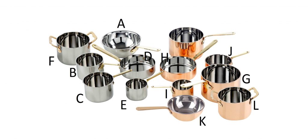 MINI SERVING POTS & PANS -S/STEEL WOK – 110 x 45mm