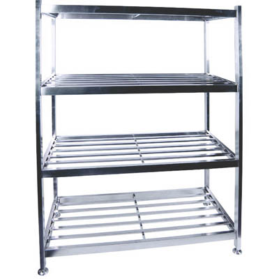 POT RACKS STAINLESS STEEL- FLOOR STANDING – 1200 x 600 x 1450mm
