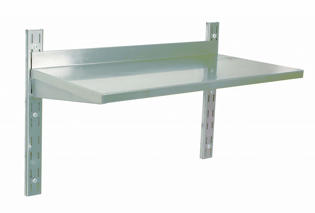 STAINLESS STEEL SHELVING -WALL SHELVING SINGLE 1200 x 300mm