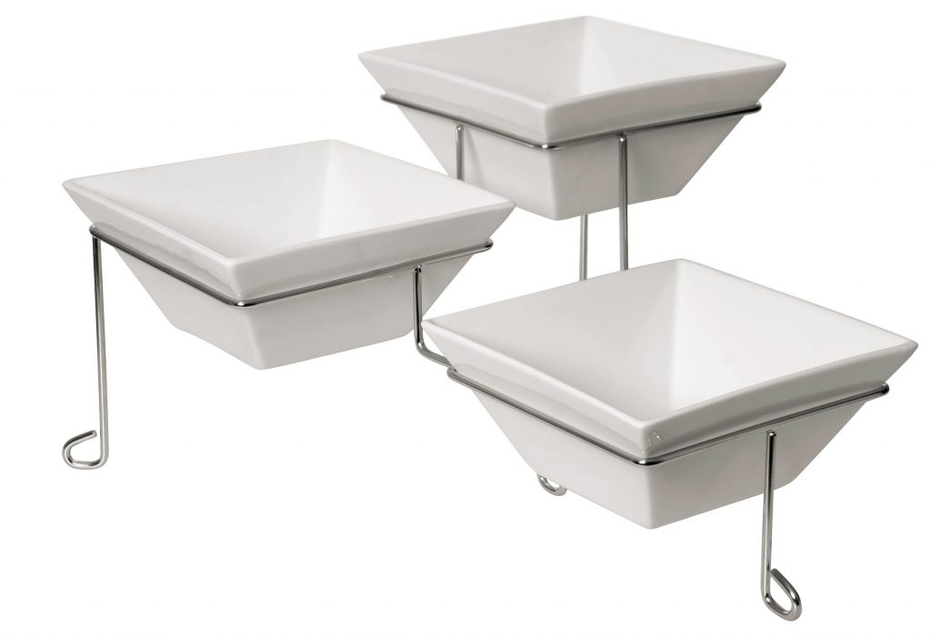 BUFFETWARE – TRIPLE SQUARE PLATE STAND