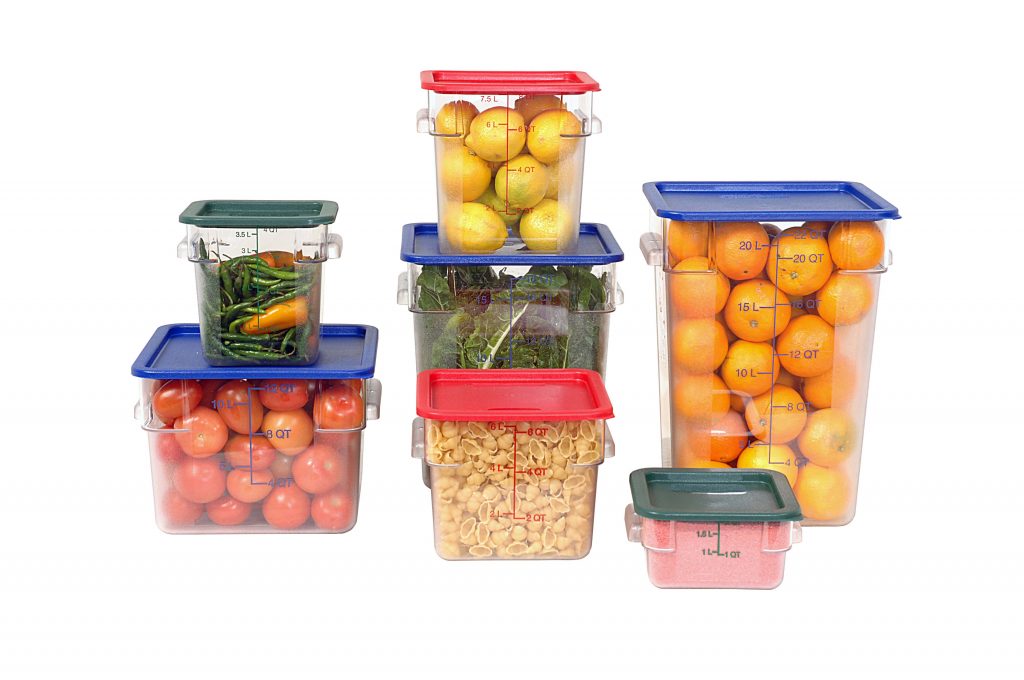 STORAGE CONTAINERS POLYCARBONATE SQUARE – 11Lt – 190 x 190 x 210mm