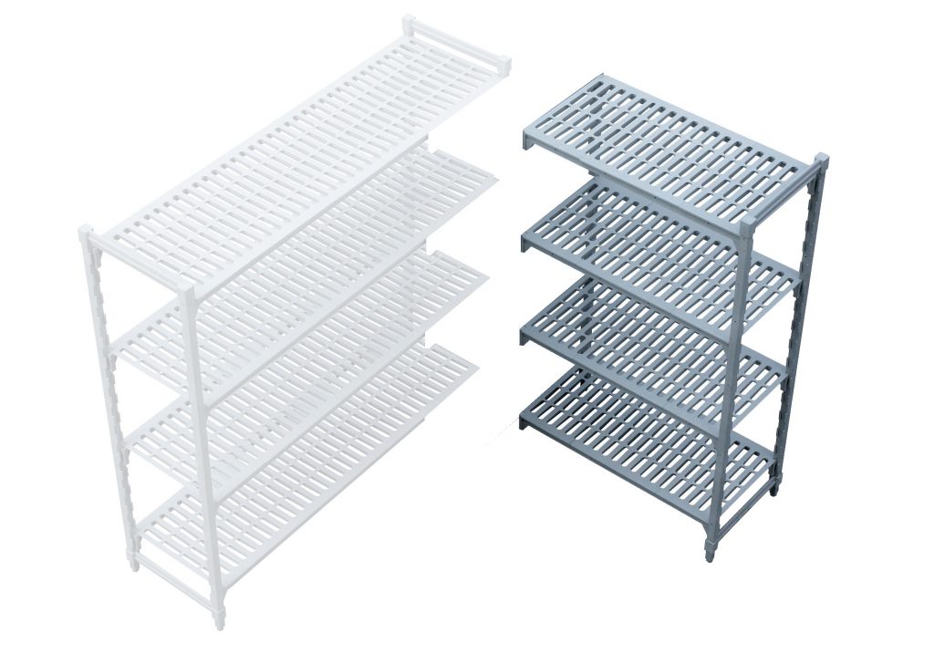 PLASTIC SHELVING CORNER UNIT- 1220 x 610 x 1800mm